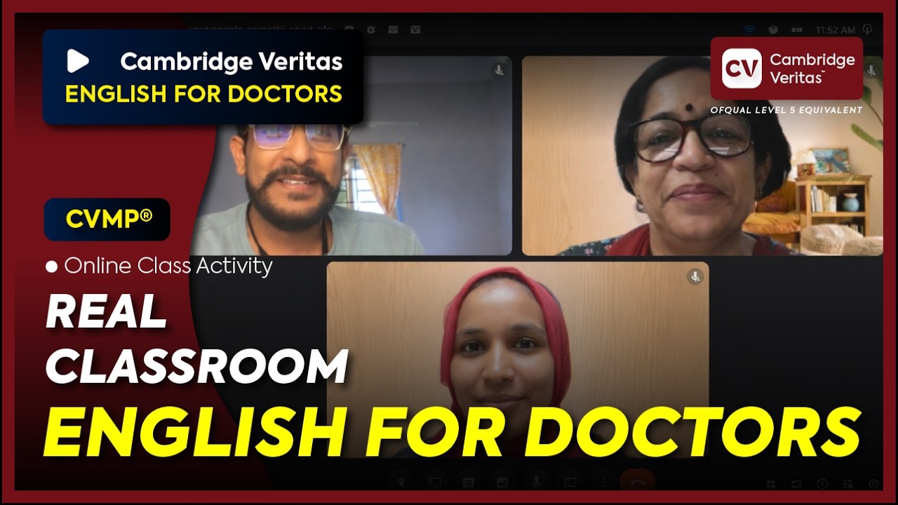CVMP® Live Class: Clinical English and Feedback