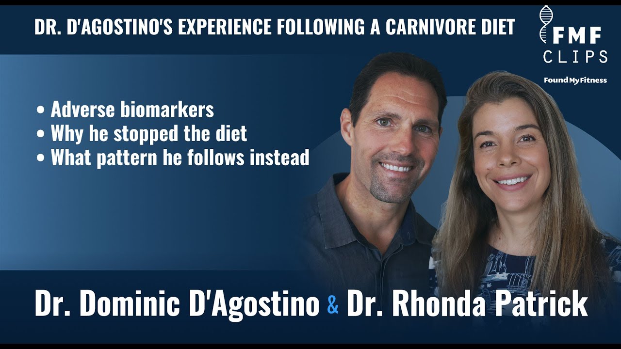 Dr. Dominic D'agostino's experience following a carnivore diet | Dominic D'Agostino