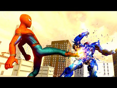 Spider Super Hero Vs Strange Hero Anti Terrorist Vs Spider Hero Vs Flying Robot X Future Battle