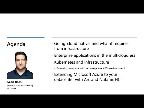 Fast-track Your Way to Multicloud Kubernetes with Nutanix HCI and Azure Arc | OD406