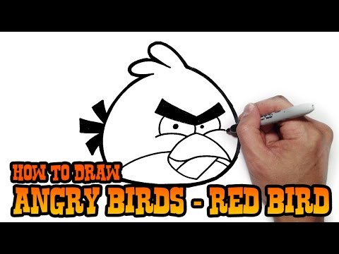 How to Draw Angry Birds- Super Simple Video Lesson