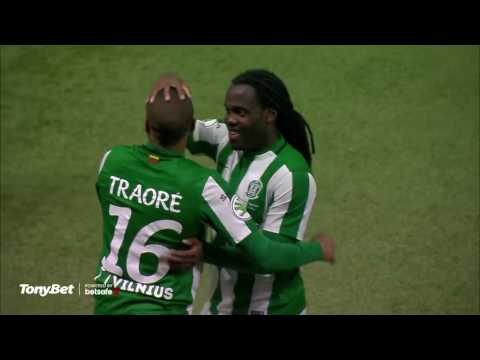 Mahamane Traore  įvartis nulėmęs Žalgirio pergalę