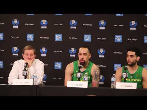 Dana Altman, Paul White, and Ehab Amin recap ASU win