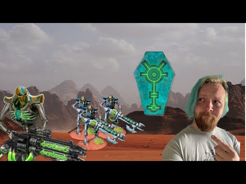PAINTING NECRONS NIHILAKH DYNASTY WARHAMMER 40,000 TABLE TOP STANDARD!!