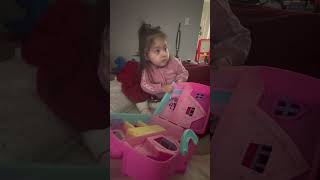 I don’t want to get cooties #cute #funny #babygirl #morning #fun #kiss #shorts #bossbaby #momlife