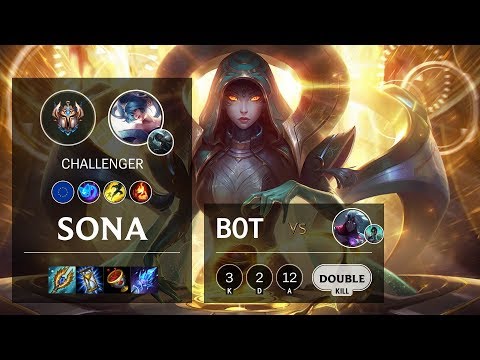 Sona Bot vs Varus - EUW Challenger Patch 10.8