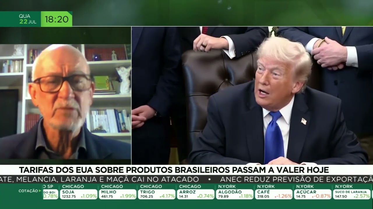 Tarifas dos EUA sobre produtos brasileiros passam a valer hoje