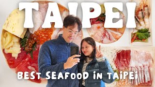 Taipei Vlog 🇹🇼 Best Seafood in Taiwan, Addiction Aquatic Development, Taiwan Sushi Market 上引水產