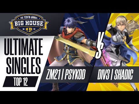 ZM21 | PsyKoD vs DIV3 | Shadic - Ultimate Singles Top 12 - The Big House 10