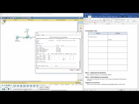 Cisco RnS - Lab 5.2.2.4 Packet Tracer - Troubleshooting Inter-VLAN Routing