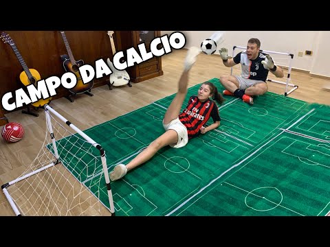 TRASFORMO LA CASA IN UN CAMPO DA CALCIO!!⚽️ *bellissimo*