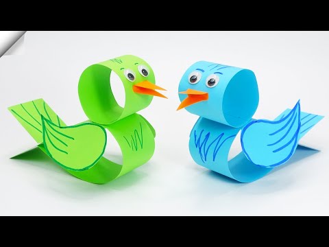 DIY paper toys Easy paper birds