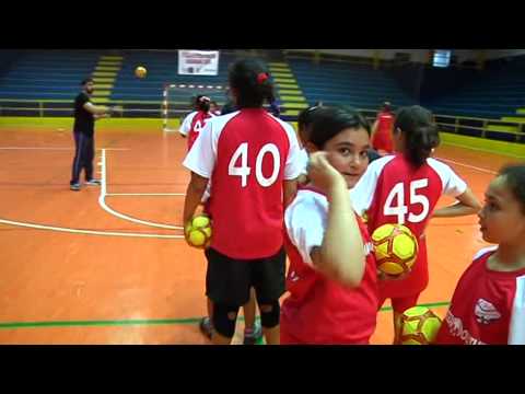 Un ratito con las alevines del CBm Ramón y Cajal, unas campeonas