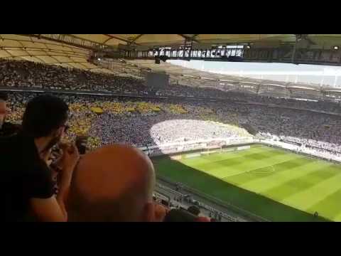 VfB Stuttgart - Karlsruher SC -  09.04.2017 Choreografie