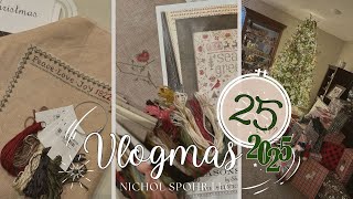 Vlogmas Day 25 Grand Finale! | Recap, Christmas Stitching Starts & 2026 WIPGO Plans