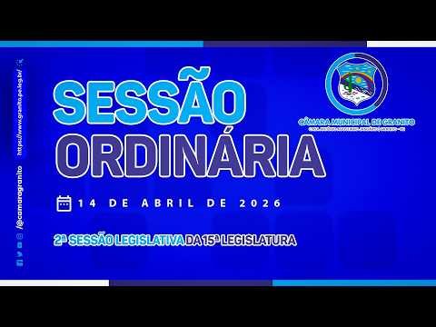 6ª Sessão Ordinária - Câmara Municipal de Granito - PE