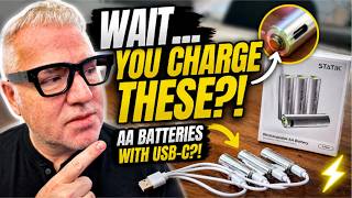 Wait… you can charge AA batteries with USB-C?! 🤯