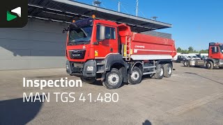 MAN TGS 41.480 8X8 8x8 Big-Axle Steelsuspension 20m3 Tipper Euro 6 tippbil till salu - Bild 4 | Autoline SE MAN TGS 41.480 8X8 8x8 Big-Axle Steelsuspension 20m3 Tipper Euro 6 tippbil | Bild 4 - Autoline