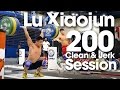 Lu Xiaojun 200kg Clean & Jerk Session Training Hall 2015 World Weightlifting Championships