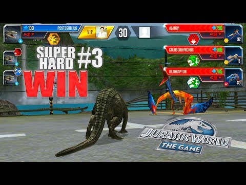 SUPER NOOB POSTOSUCHUS (PVP)- SUPER HARD BATTLE MODs  | JURASSIC WORLD THE GAME