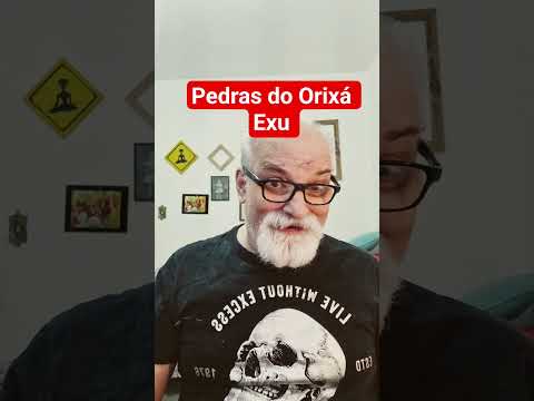 Pedras Orixá EXU: Turmalina Negra, Granada, Pirita, Hematita e Rubi. Protegem, traz Energia e Axé