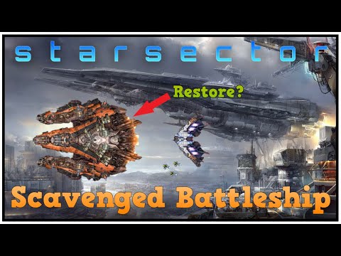 The Scavenged Battleship - Starsector Pirate Loot Only let's Play #12