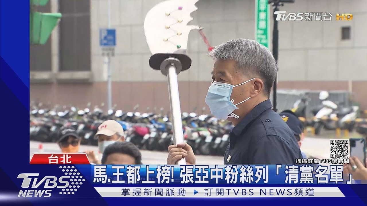 馬、王都上榜！　張亞中粉絲列「清黨名單」