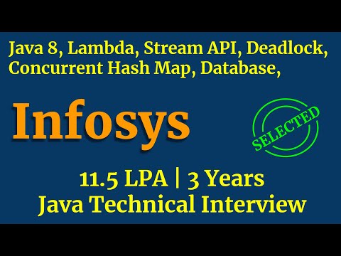 Java 8 Streams Concurrent Hashmap Infosys Java Interview