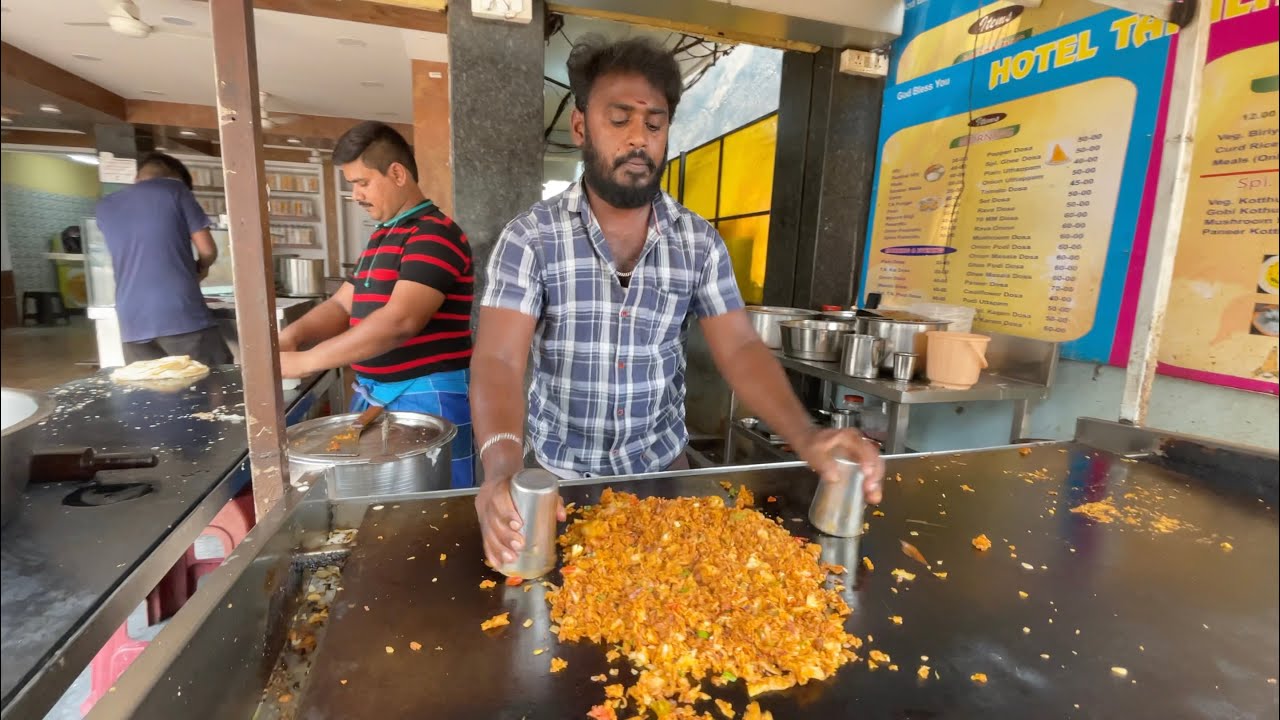 Rajini Anna Makes South Indian Style Kothu Parotta | Indian Street Food