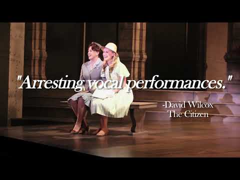 The Light in the Piazza Broadway trailer frame with Florence imagery and romantic tableau
