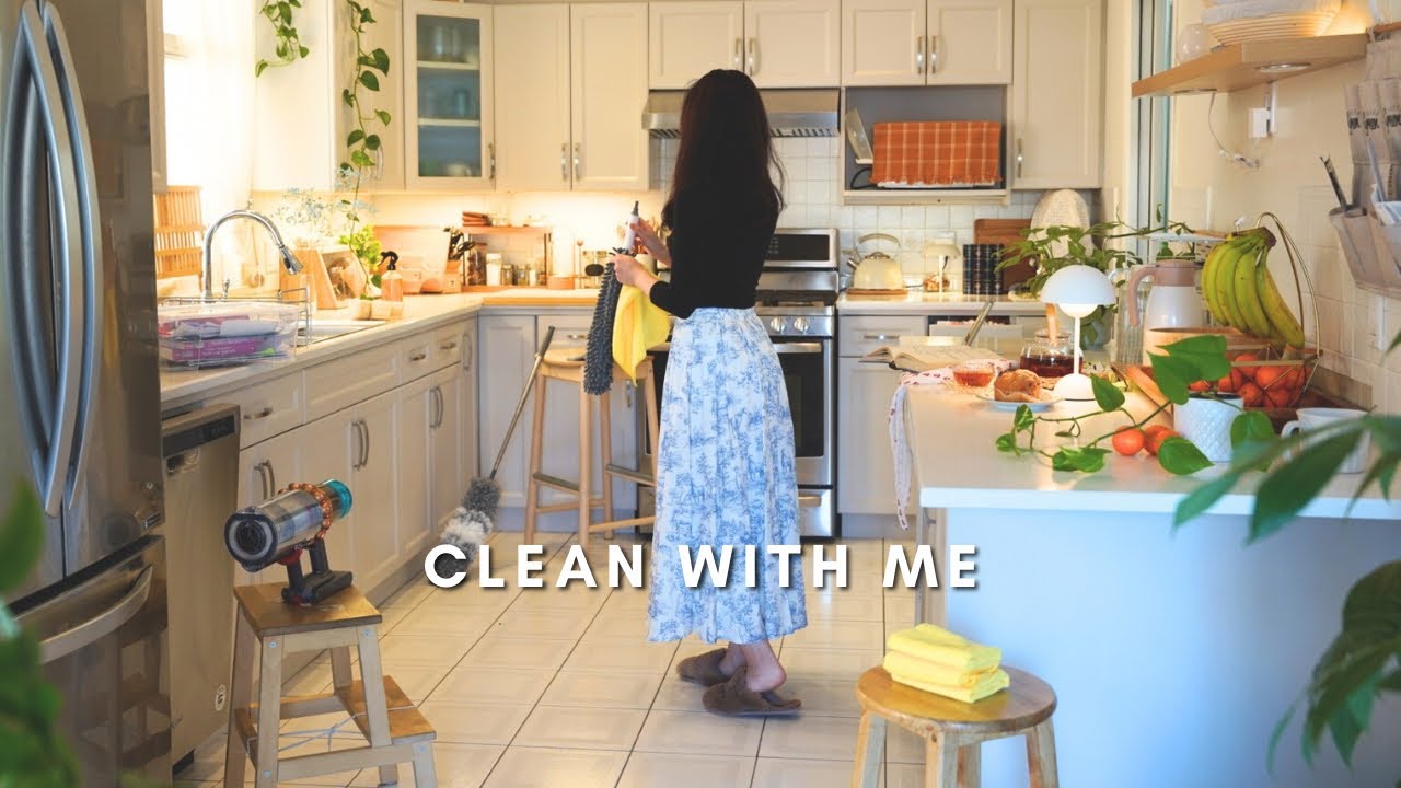 🏠How To Create a Cozy Home | Relaxing Cleaning, Baking and Sewing With Me 🧵