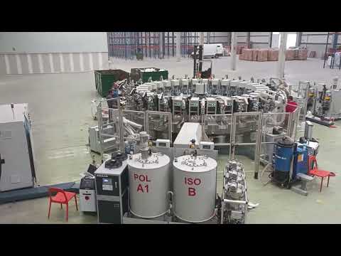 PU-PU  intelligent direct injection shoe machine