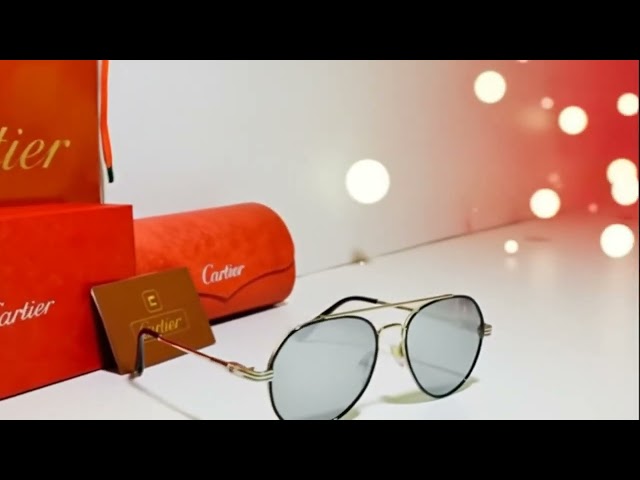 نظارة ماركة كارتير فضي