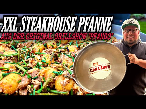 Steakhouse Pfanne mit Steak | Zwiebeln | Speck und Bohnen | #pfanngochallange