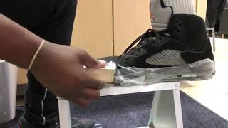 How to clean Metallic 5s With Shoe Mgk