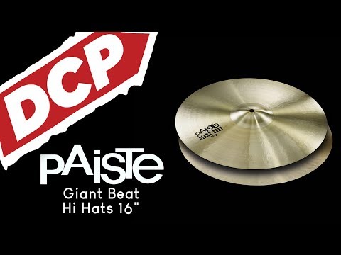 Paiste Giant Beat Hi Hat Cymbals 16" image 3