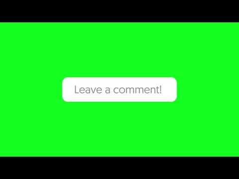 Green screen comment