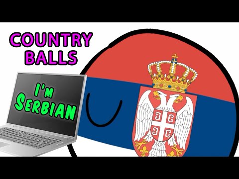 I'M SERBIAN song  |  Countryballs version ~ Rucka Rucka Ali