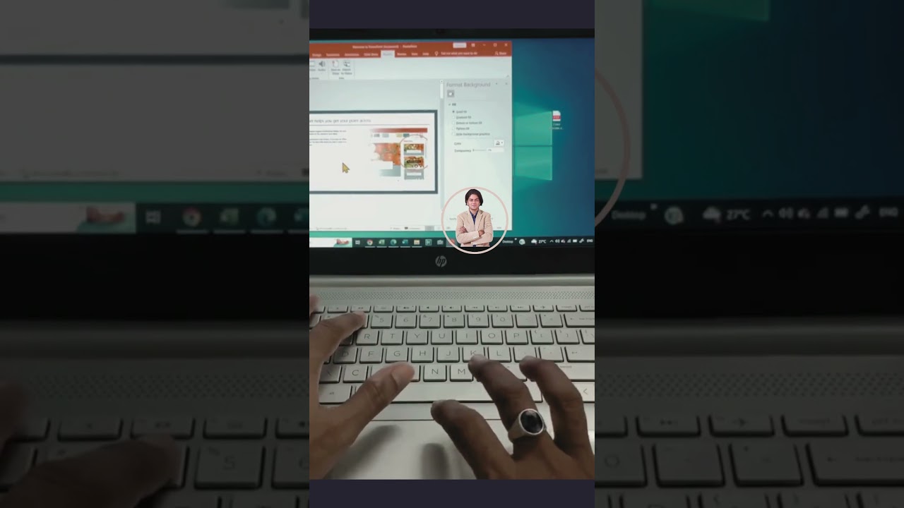 easiest way to insert a PDF file in Microsoft PowerPoint? #powerpoint