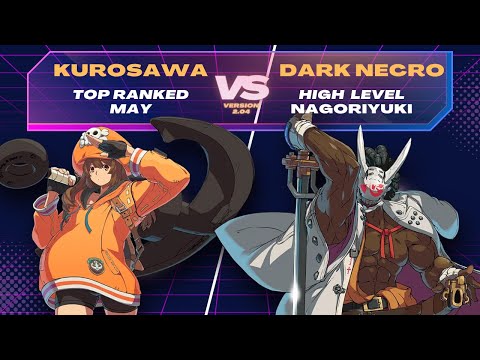 GGST ▰ Kurosawa (Top Ranked May) vs DarkNecro (High Level Nagoriyuki) Guilty Gear Strive Matchup