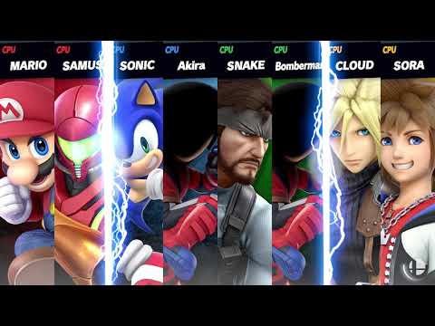 Smash Ultimate EX Nintendo VS Sega VS Konami VS Square Enix