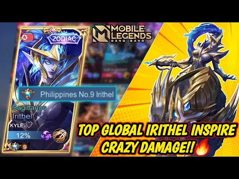TOP GLOBAL IRITHEL INSPIRE UNSTOPPABLE!!🔥CRAZY DAMAGE & ATTACK SPEED-BUILD TOP GLOBAL IRITHEL 2022