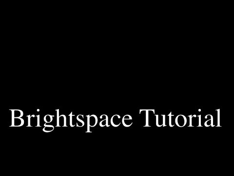 Brightspace Tutorial Content Quick Setup