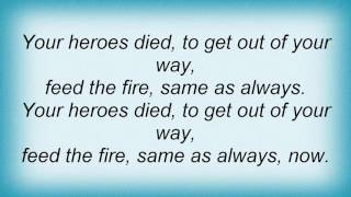 Hundred Reasons - Feed The Fire Lyrics