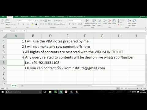 1 Introduction - VBA