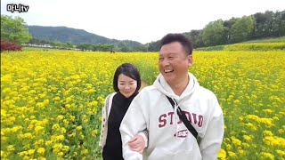 회룡포 봄꽃축제. 수해로 인해 물에 잠겼던 회룡포에 희망에 꽃이 피었습니다. 봄꽃나들이 하세요~