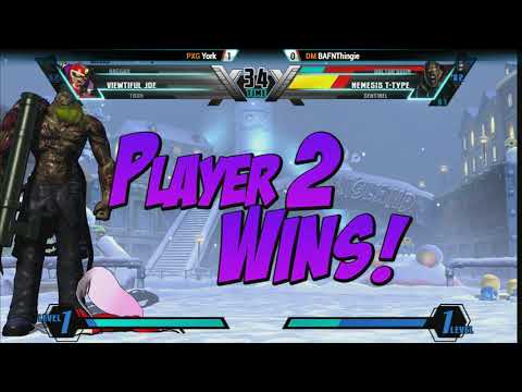 WNF Oakland 2019 S2.7 - UMVC3 Winners Round 1 PXG | York vs Retired | Thingie