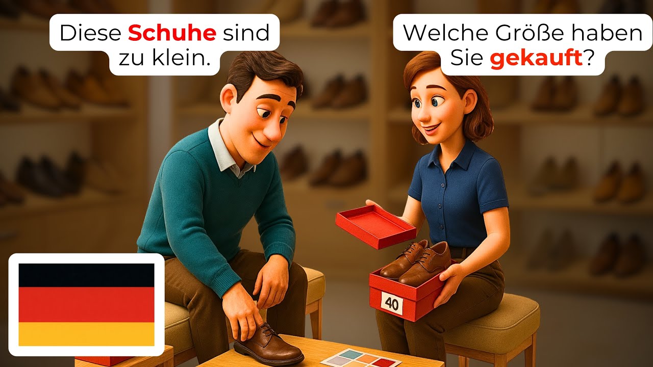 🇩🇪 Shopping Phrases: Department Store Dialogues | A1-A2 | Learn German