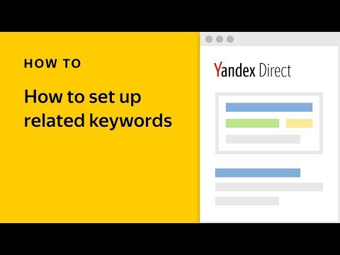 How to set up related keywords