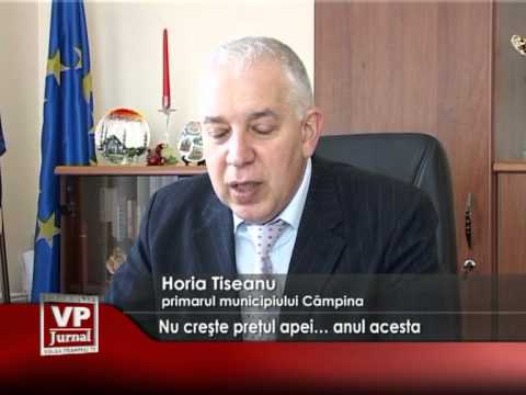 Nu creşte preţul apei… anul acesta